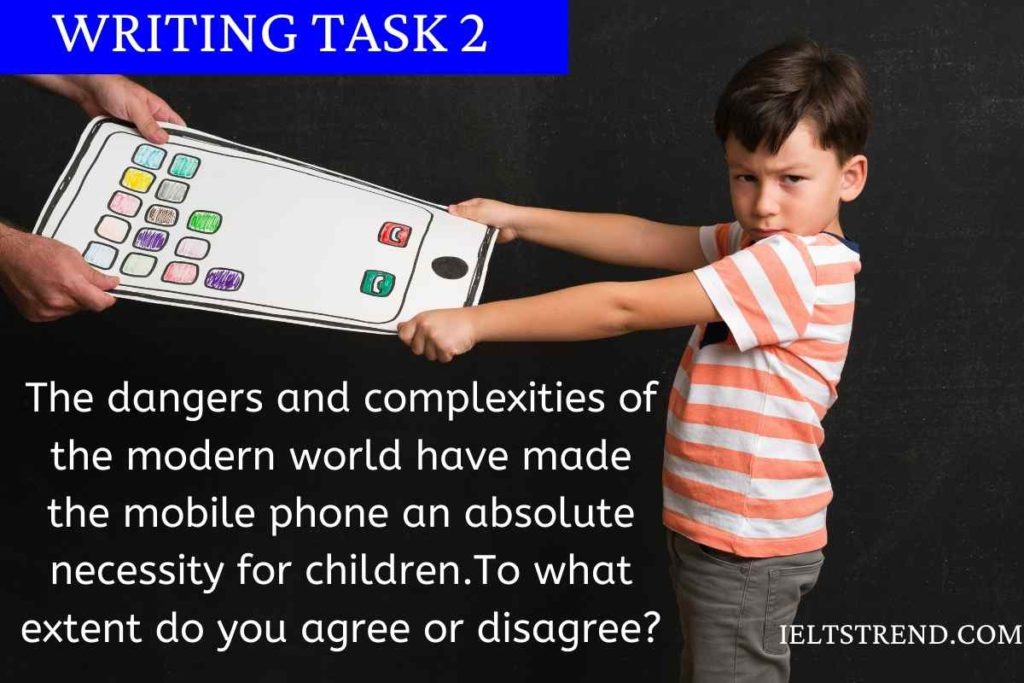 The dangers and complexities of the modern world have made the mobile phone an absolute necessity for children.