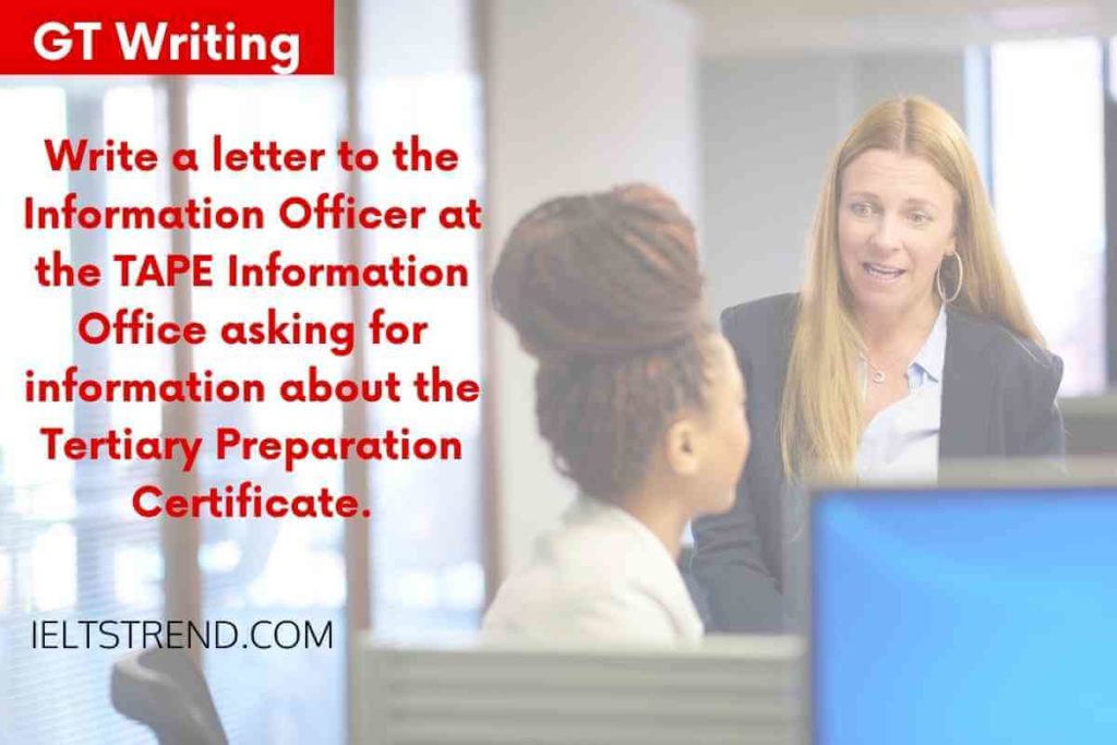 General Writing Sample 2 Tertiary Preparation Certificate.