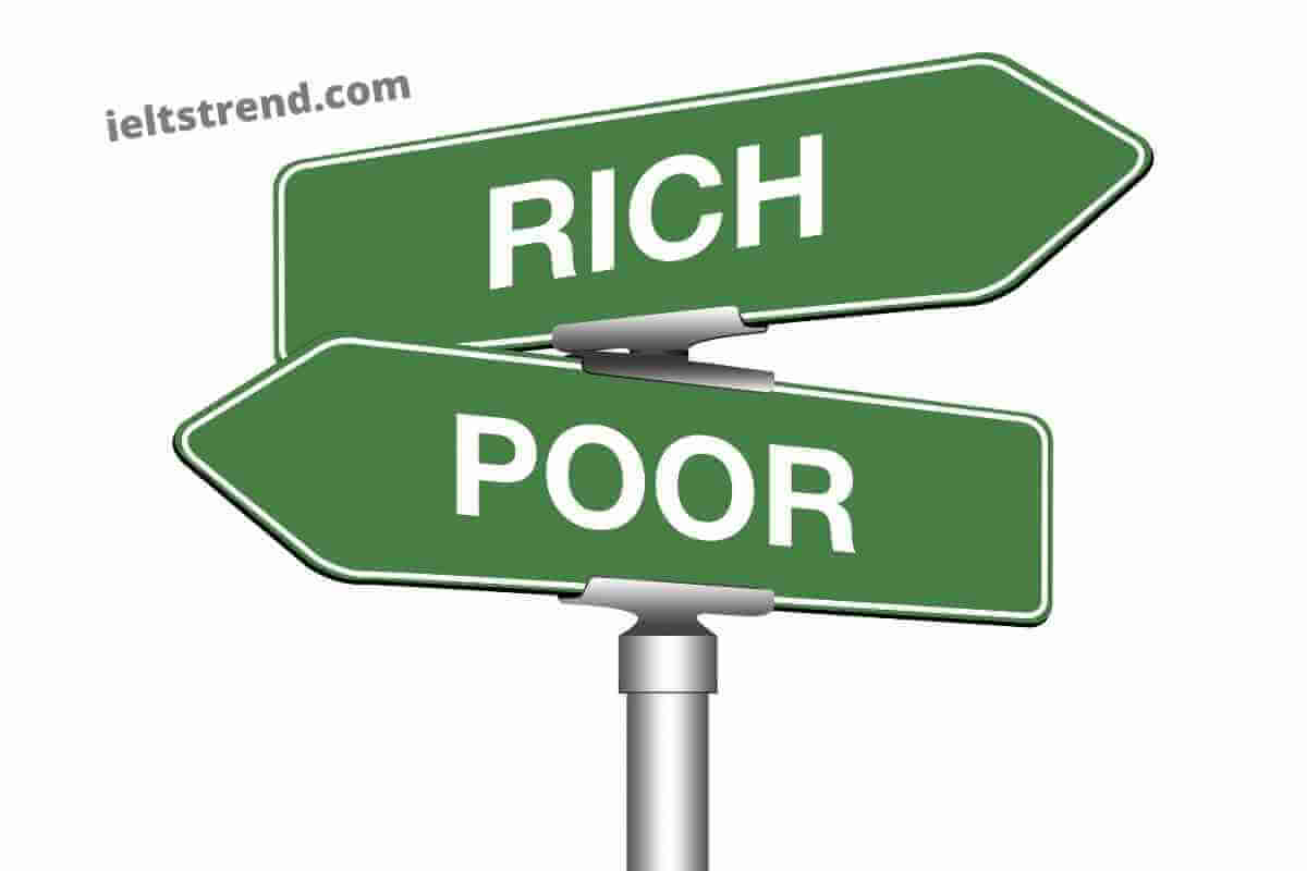 The Gap Between the Rich and The Poor Is Becoming Wider; the Rich Are Becoming Richer, (1)